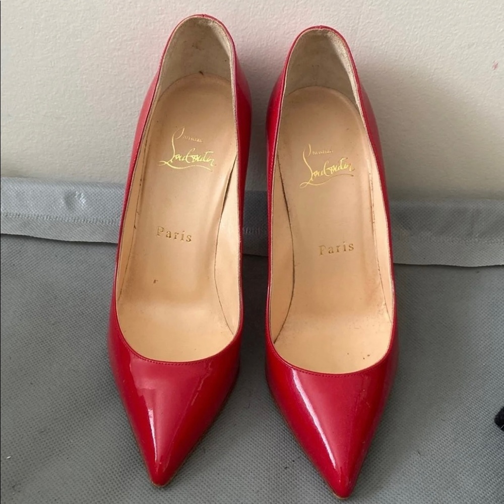 Red Christian Louboutins, Pigalle Follies.